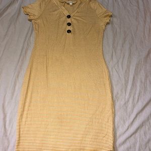 roller costa yellow dress